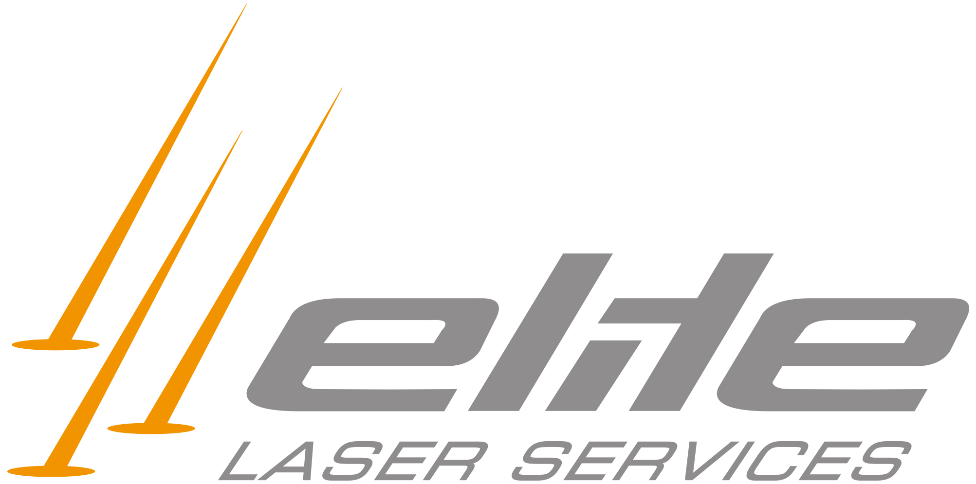 Elite Laser Services logo in grey